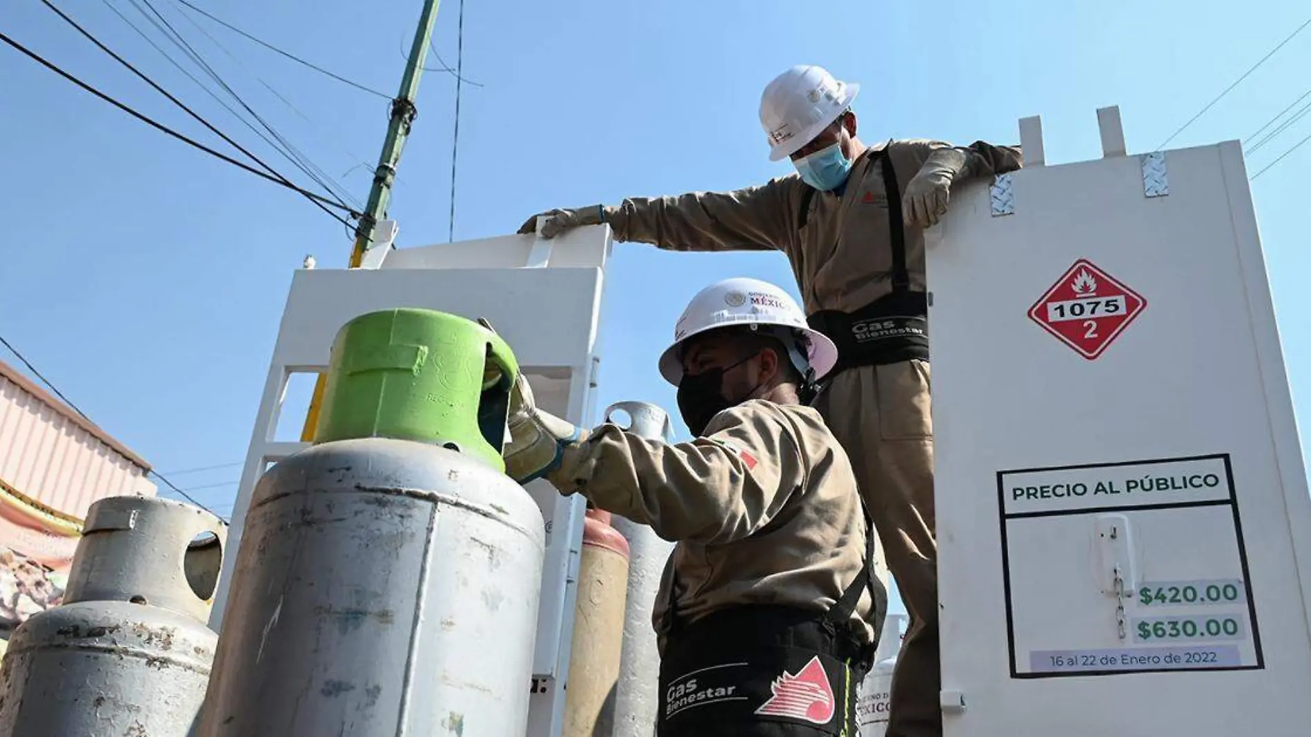 el precio del tanque de 20 kilos del gas Licuado de Petróleo (LP) mantendrá su costo de 371 pesos con 40 centavos